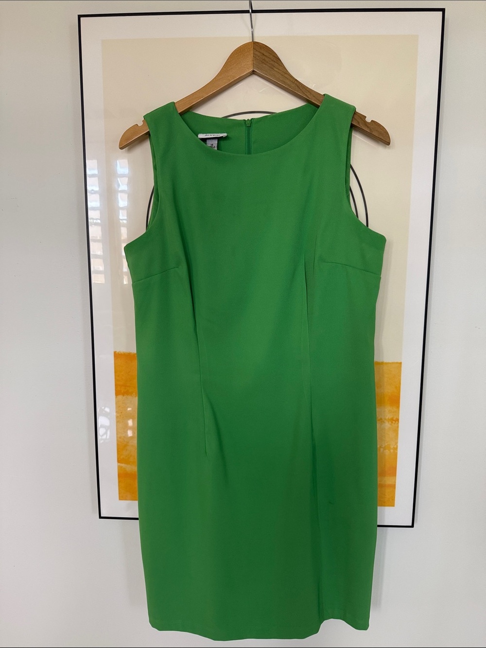 Alyx Bright Green Sleeveless Sheath Dress